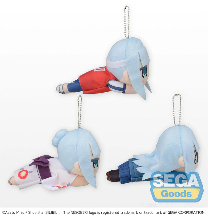 Sega Plushies Nesobery Lay Down: Aharen San Wa Hakarenai - Reina Aharen Serie 1 Mini Peluche Sorpresa