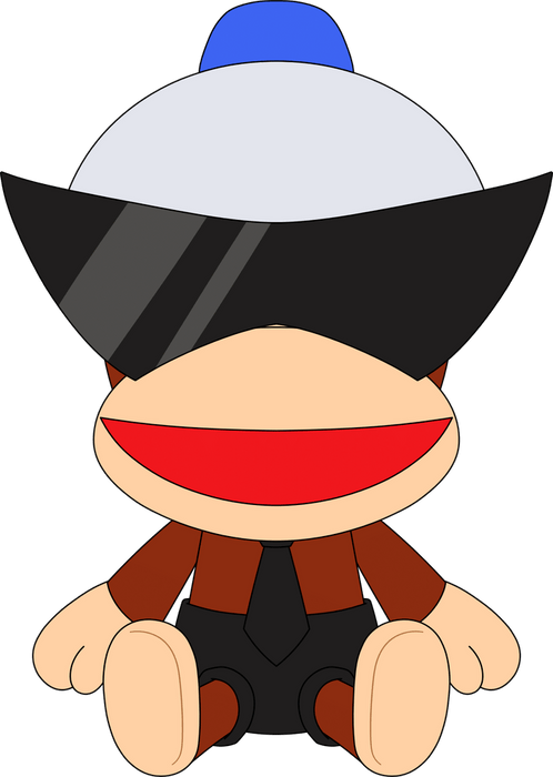 Youtooz Plush: Ape Escape - Black Shorts Peluche 9 Pulgadas 