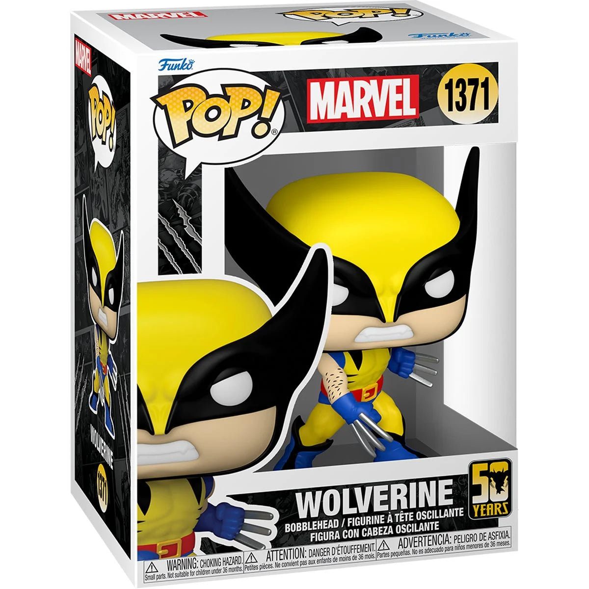 Funko Pop Marvel: Wolverine 50 Aniversario - Wolverine Classic