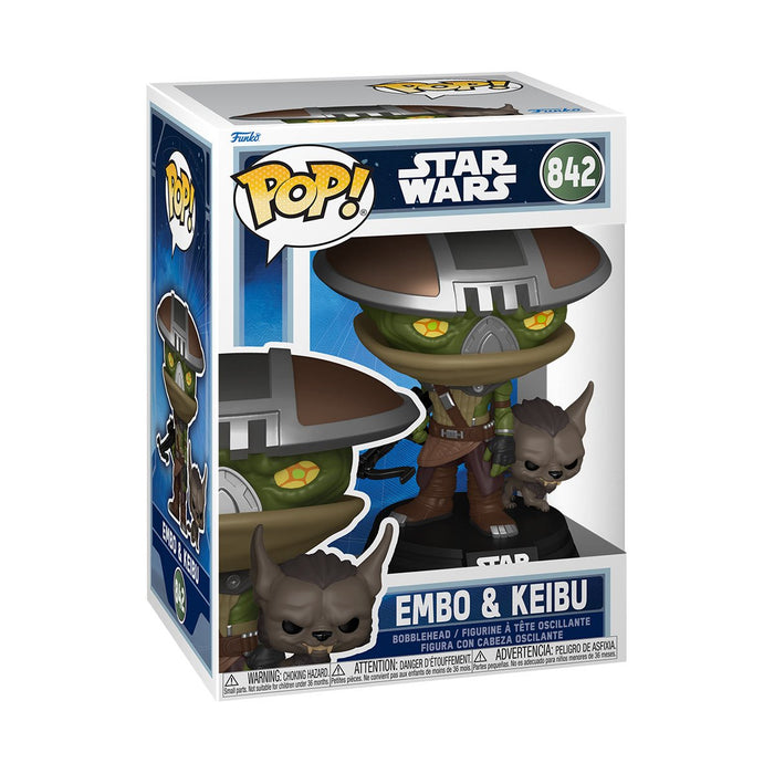 Funko Pop & Buddy: Star Wars The Mandalorian y Grogu - Embo y Keibu