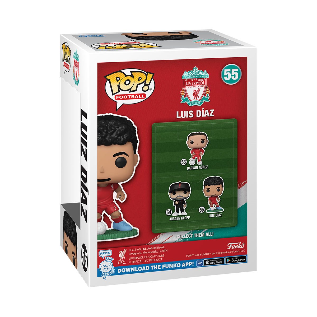 Funko Pop Football: Liverpool - Luis Diaz