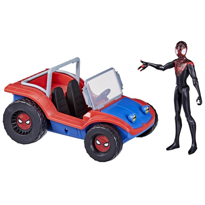 Marvel Spider Man: Spider Mobile Y Miles Morales 6 Pulgadas