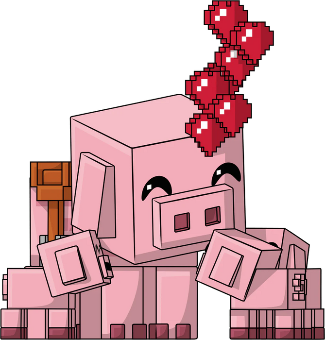 Youtooz Games: Minecraft - Pig Family