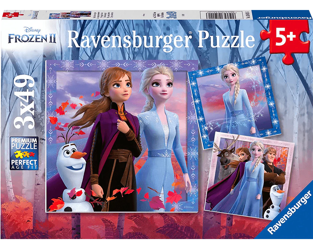 Ravensburger Rompecabezas: Frozen 2 3 Pack 49 piezas