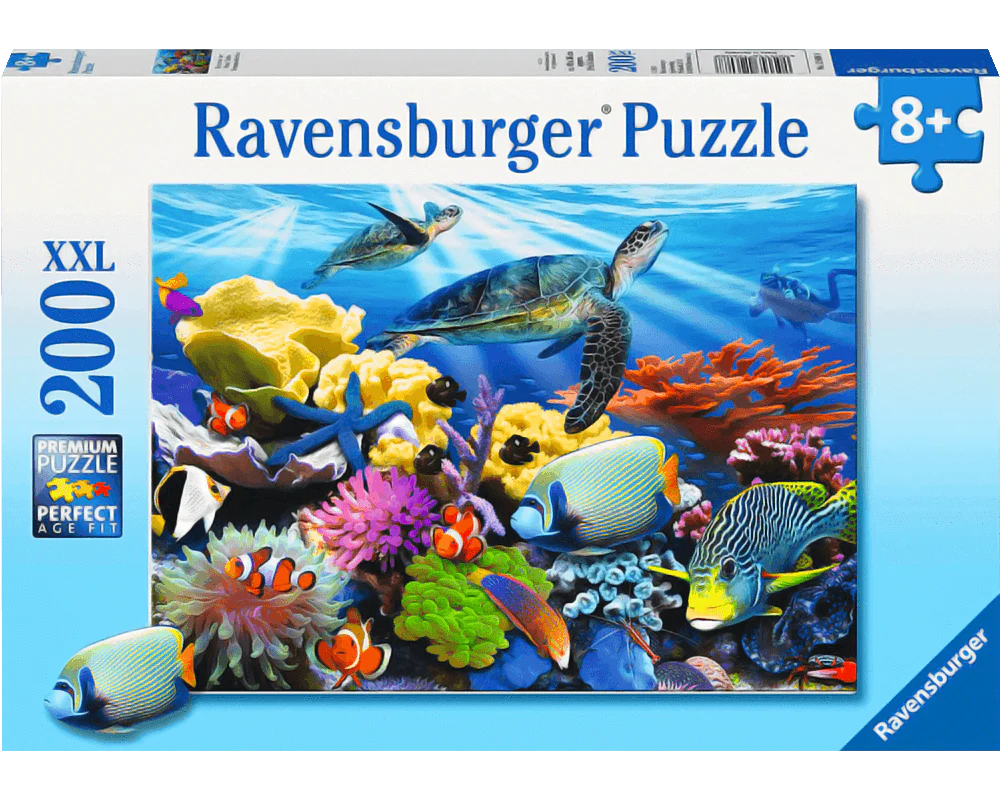 Ravensburger Rompecabezas: Tortugas Oceanicas Kids XXL 200 piezas