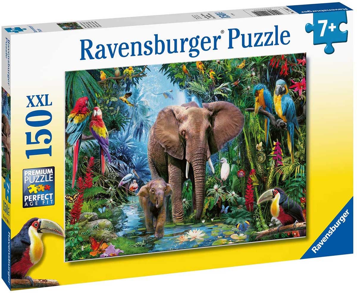 Ravensburger Rompecabezas: Elefantes de la Selva 150 piezas