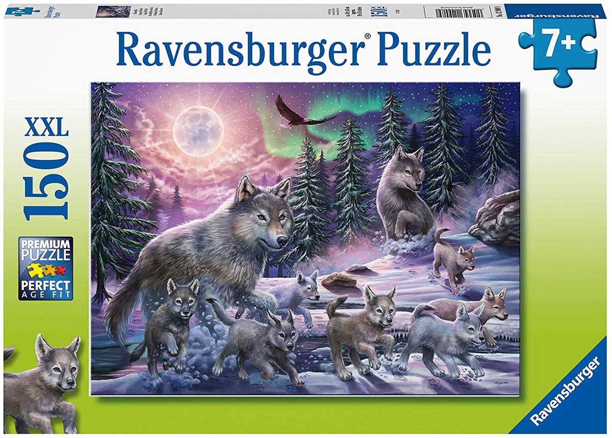 Ravensburger Rompecabezas: Lobos del norte XXL 150 piezas