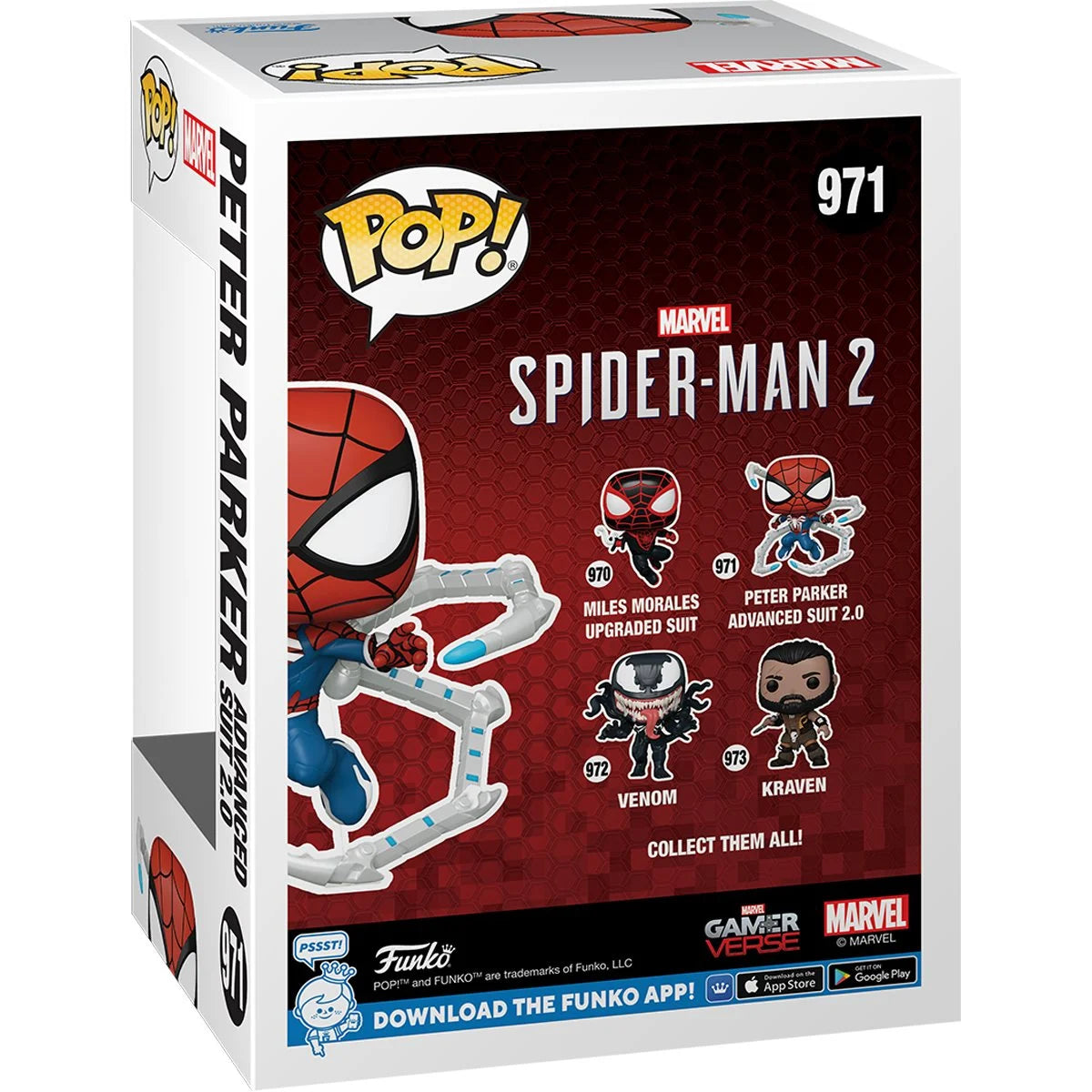 Funko Pop Games: SpiderMan 2 - Peter Parker Traje Avanzado 2.0