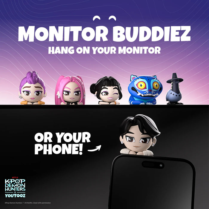 Youtooz Monitor Buddiez: KPop Demon Hunters - Derpy y Sussie
