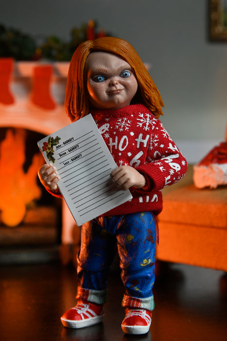 NECA Figura de Accion Ultimate: Chucky - Chucky Holiday 7 Pulgadas