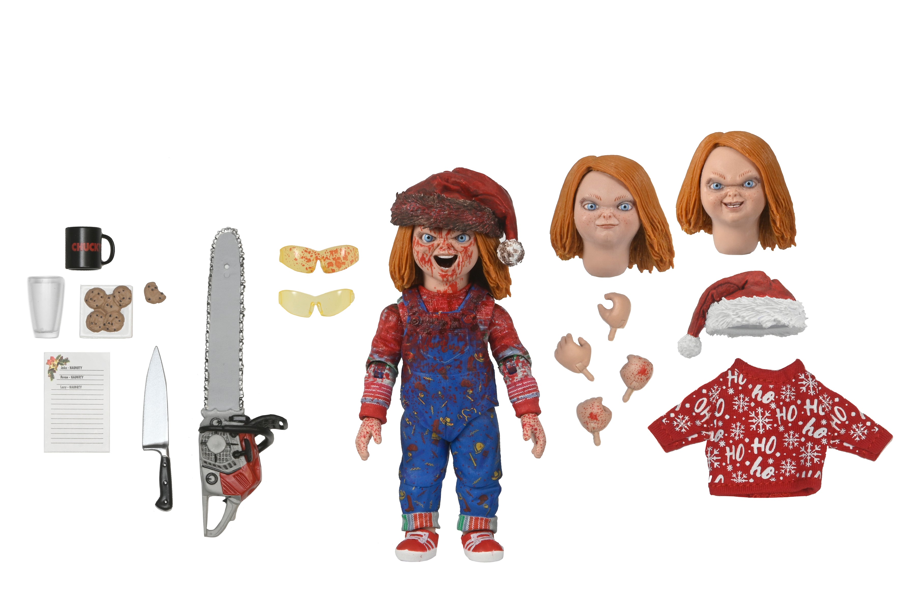 NECA Figura de Accion Ultimate: Chucky - Chucky Holiday 7 Pulgadas