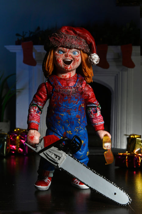 NECA Figura de Accion Ultimate: Chucky - Chucky Holiday 7 Pulgadas