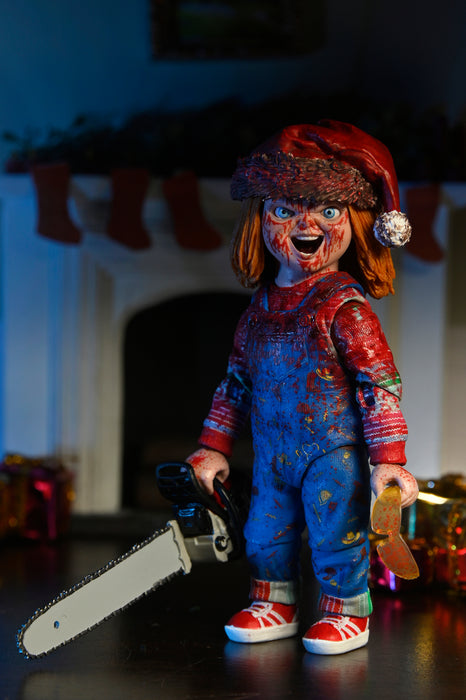 NECA Figura de Accion Ultimate: Chucky - Chucky Holiday 7 Pulgadas