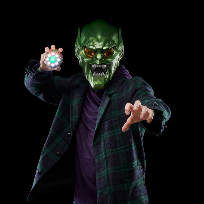 Marvel Legends Series: Spider-Man No Way Home - Casco Premium Duende Verde