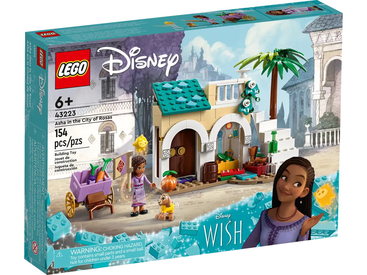 LEGO Disney Wish Asha En La Ciudad De Rosas 43223