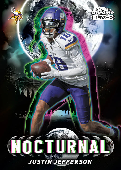 Topps: NFL 2025 Chrome Black Football - Hobby Box