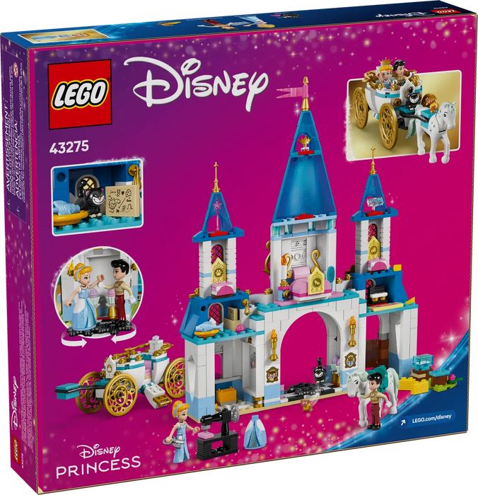 LEGO Disney Princess Castillo y Carroza de Cenicienta
 43275