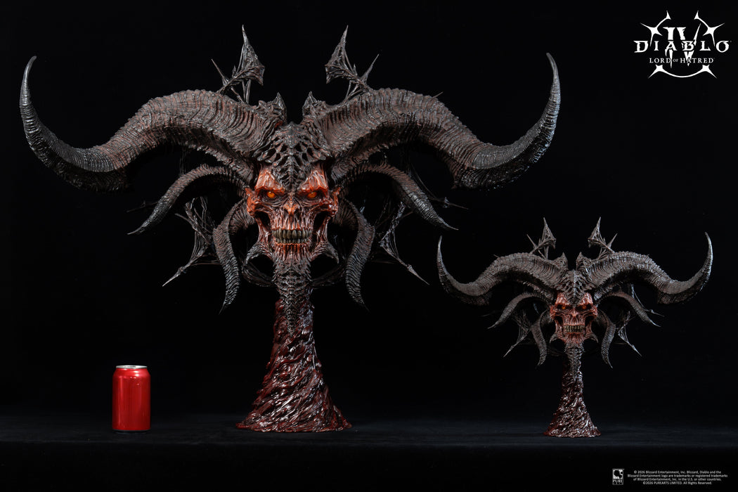 PureArts: Diablo IV Lord of Hatred - Mascara de Mephisto Replica Escala 1/2