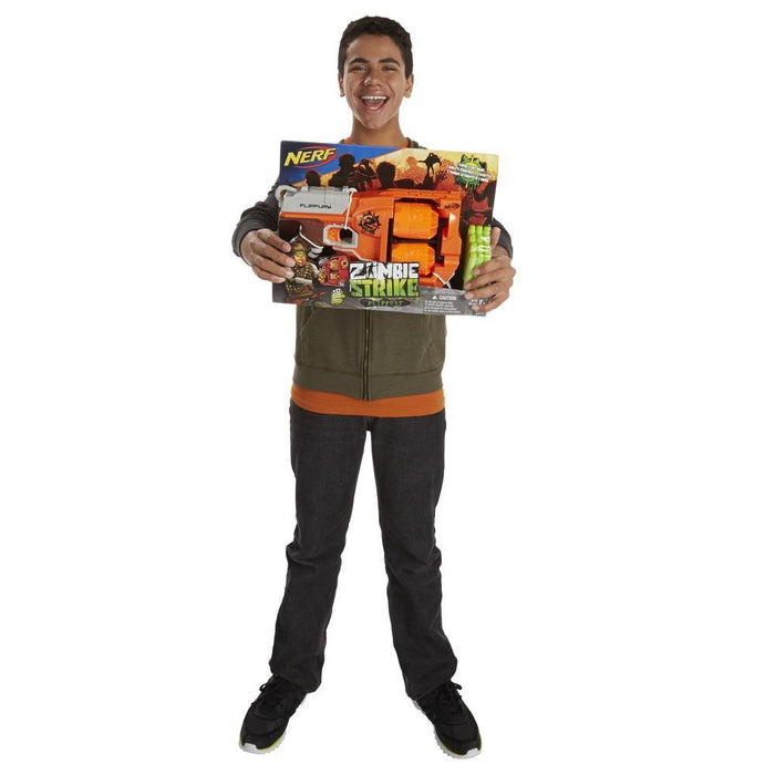 Nerf Zombie Strike: Flipfury Lanzador de Dardos