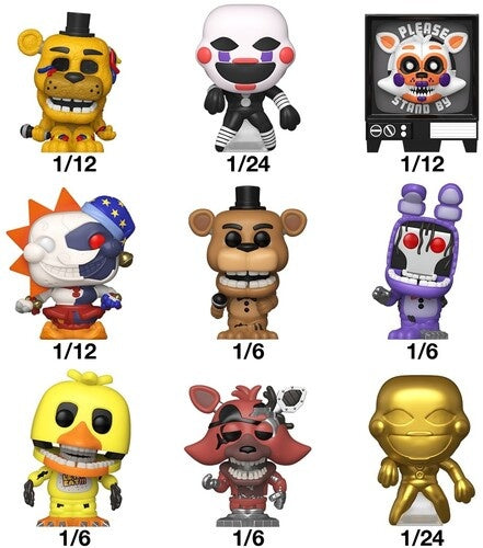 Funko Bitty Pop Singles: Five Nights at Freddys 32 Pc - 1 Figura Sorpresa UNITARIO