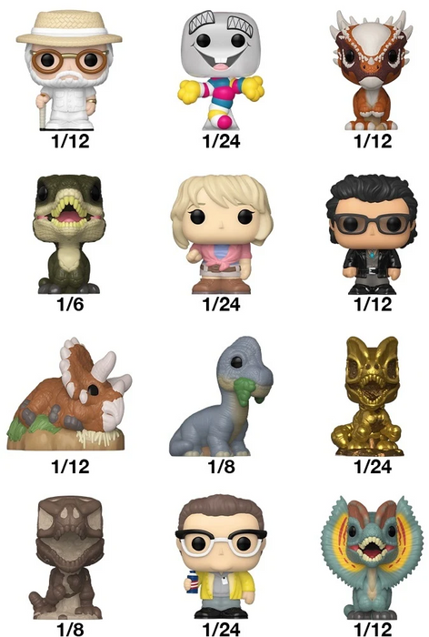 Funko Bitty Pop Singles: Jurassic Park 32 - UNITARIO