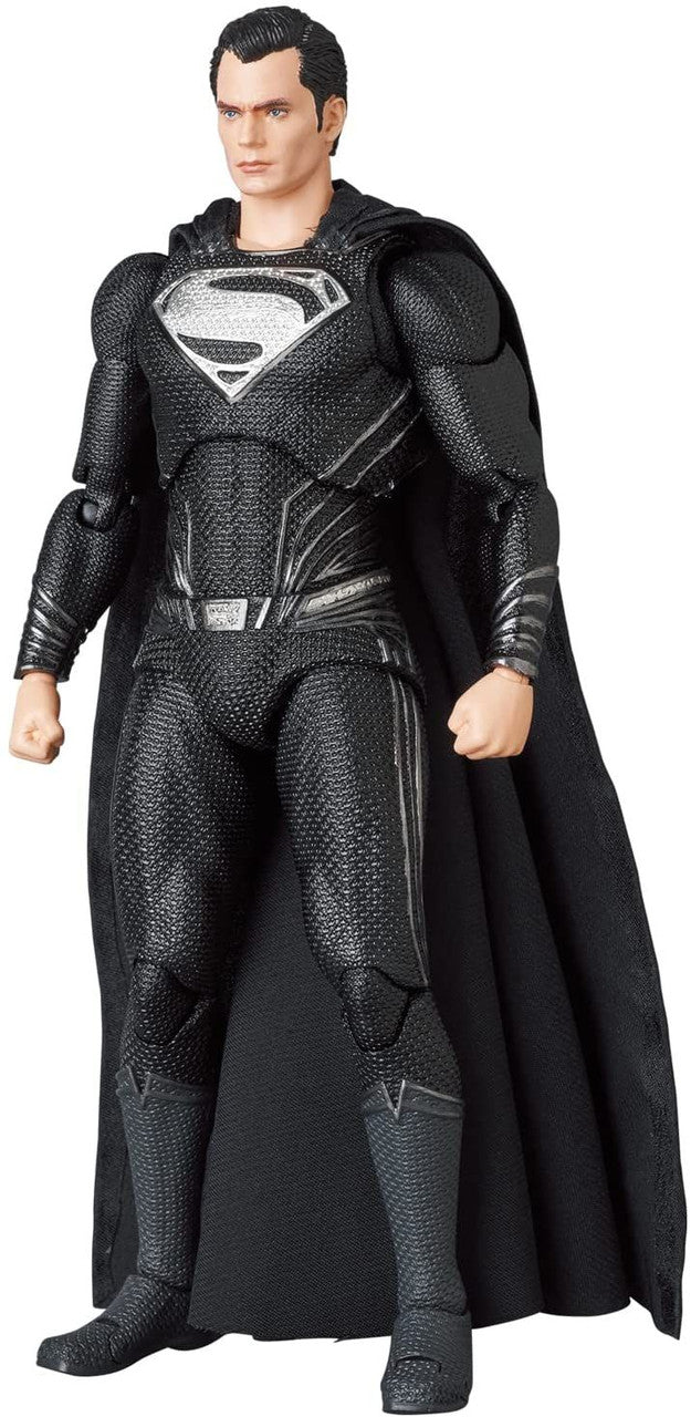 Medicom Toy Action Figure Mafex: Dc Justice League Zack Snyder - Superman Black Suit