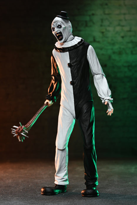 NECA Figura de Accion Ultimate: Terrifier 2 - Art the Clown y Little Pale Girl 2 Pack 7 Pulgadas