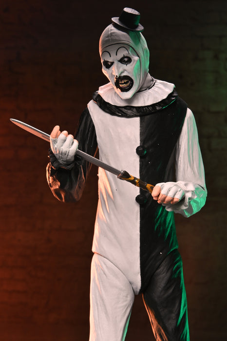 NECA Figura de Accion Ultimate: Terrifier 2 - Art the Clown y Little Pale Girl 2 Pack 7 Pulgadas