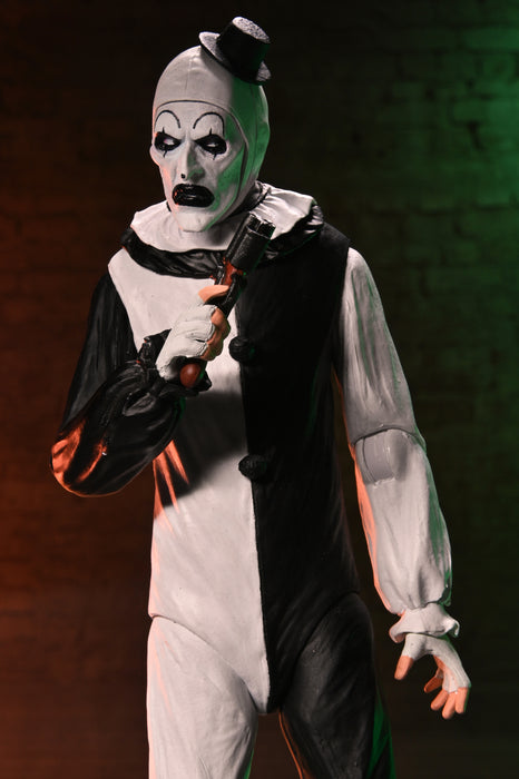 NECA Figura de Accion Ultimate: Terrifier 2 - Art the Clown y Little Pale Girl 2 Pack 7 Pulgadas