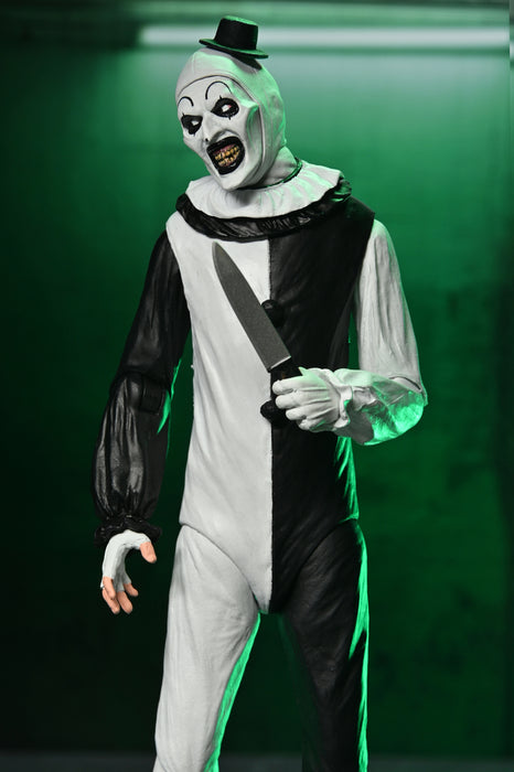 NECA Figura de Accion Ultimate: Terrifier 2 - Art the Clown y Little Pale Girl 2 Pack 7 Pulgadas