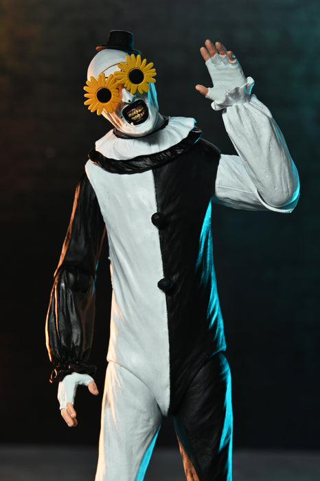 NECA Figura de Accion Ultimate: Terrifier 2 - Art the Clown y Little Pale Girl 2 Pack 7 Pulgadas