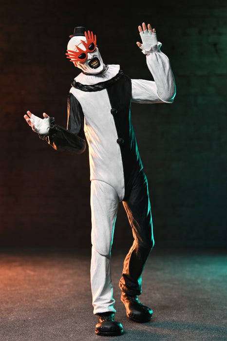 NECA Figura de Accion Ultimate: Terrifier 2 - Art the Clown y Little Pale Girl 2 Pack 7 Pulgadas