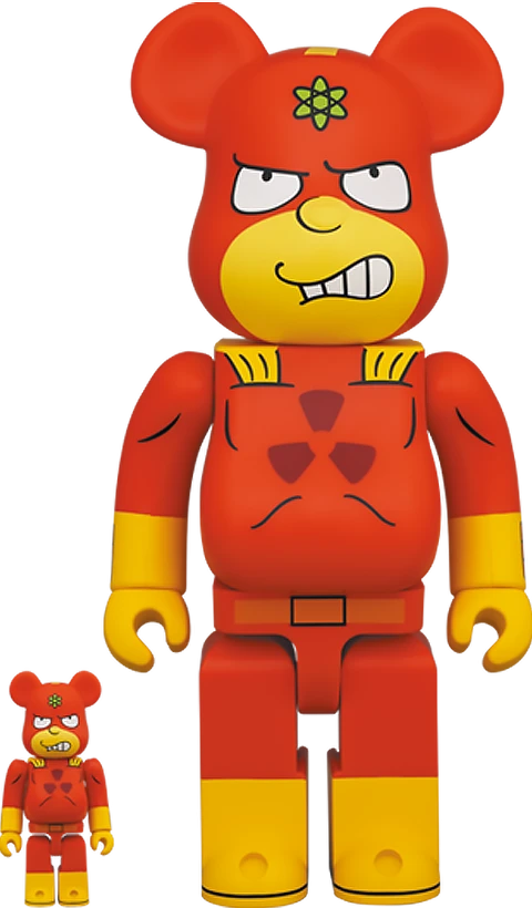 Medicom Toy Be@rbrick: Los Simpson - Set Radioactive Man 100% Y 400%