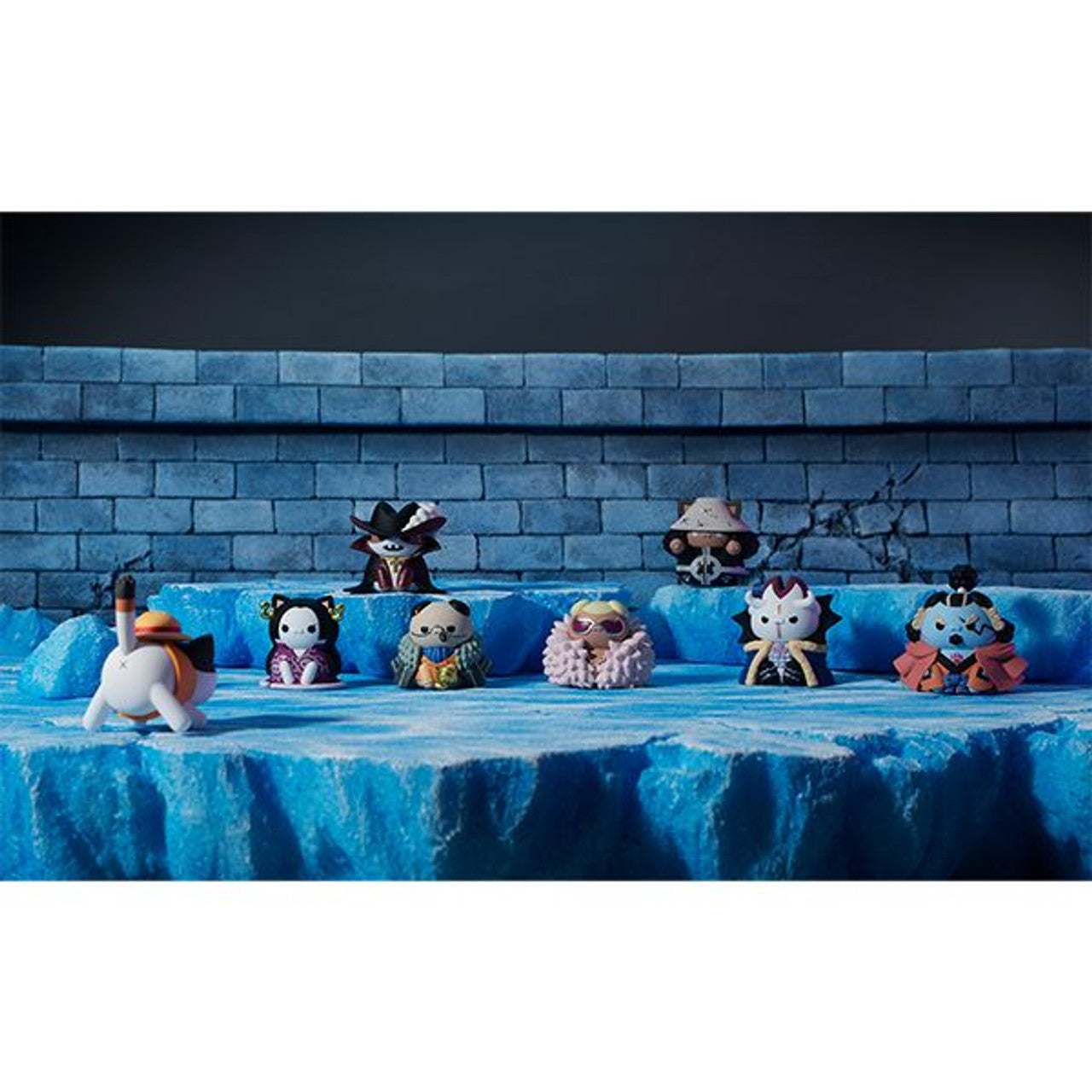 Megahouse Figures Mega Cat Project: One Piece - Nyan Piece Nyan Luffy The Seven Warlords Of The Sea Aleatorio