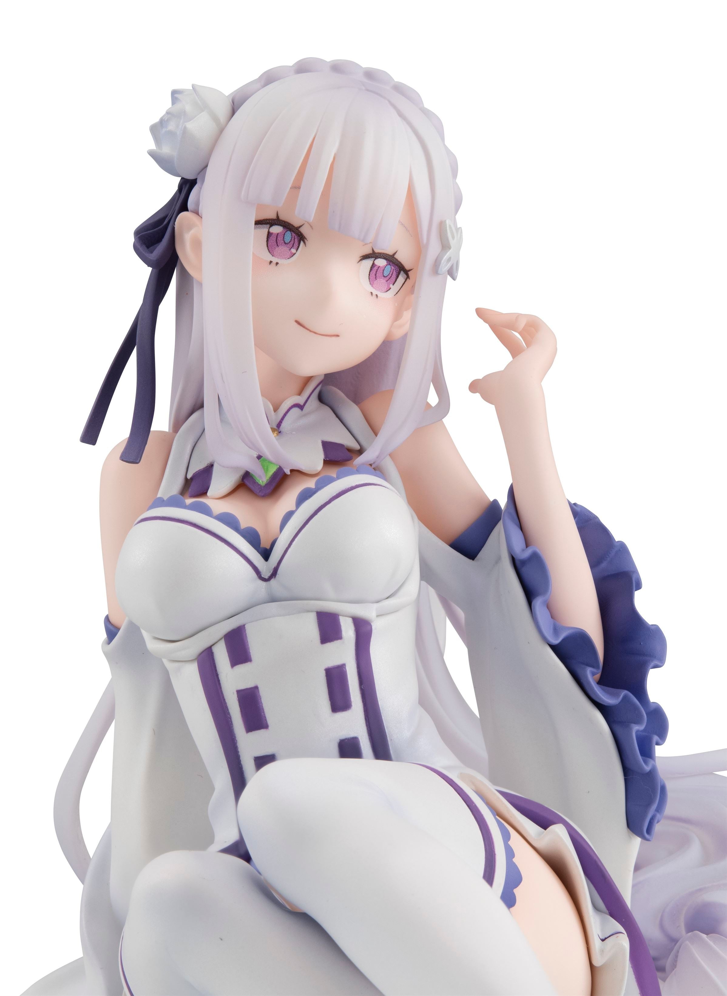 Megahouse Figures Melty Princess Palm Size: Re Zerostarting Life In Another World - Emilia
