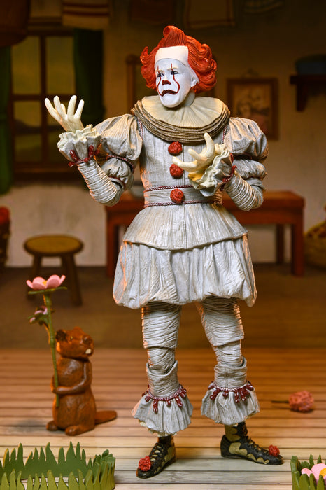NECA Figura de Accion Ultimate: Welcome to Derry - Bob Gray como Pennywise 7 Pulgadas