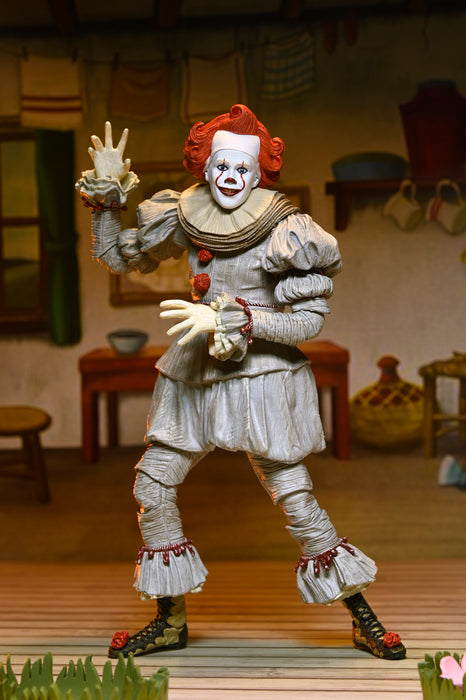 NECA Figura de Accion Ultimate: Welcome to Derry - Bob Gray como Pennywise 7 Pulgadas