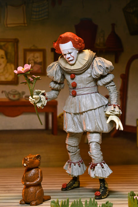 NECA Figura de Accion Ultimate: Welcome to Derry - Bob Gray como Pennywise 7 Pulgadas