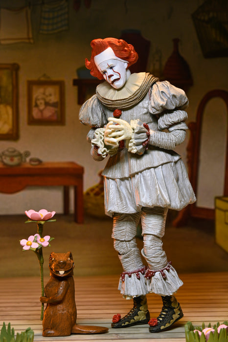 NECA Figura de Accion Ultimate: Welcome to Derry - Bob Gray como Pennywise 7 Pulgadas