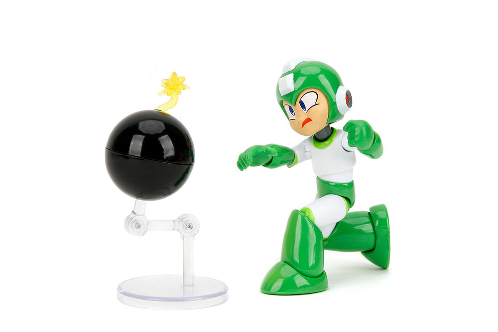 Jada Toys Action Figure: Mega Man - Mega Man Hyper Bomb Escala 1/12
