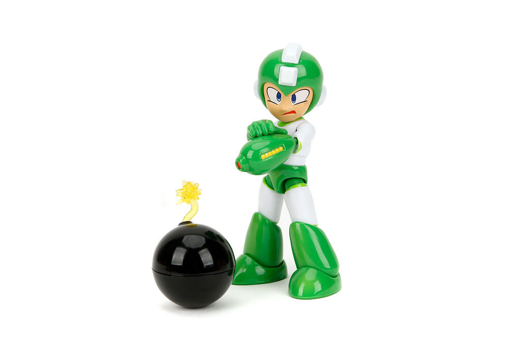 Jada Toys Action Figure: Mega Man - Mega Man Hyper Bomb Escala 1/12