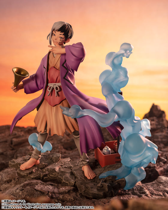 Bandai Tamashii Nations Figuarts ZERO: Dr Stone - Gen Asagiri con Telefono Inteligente