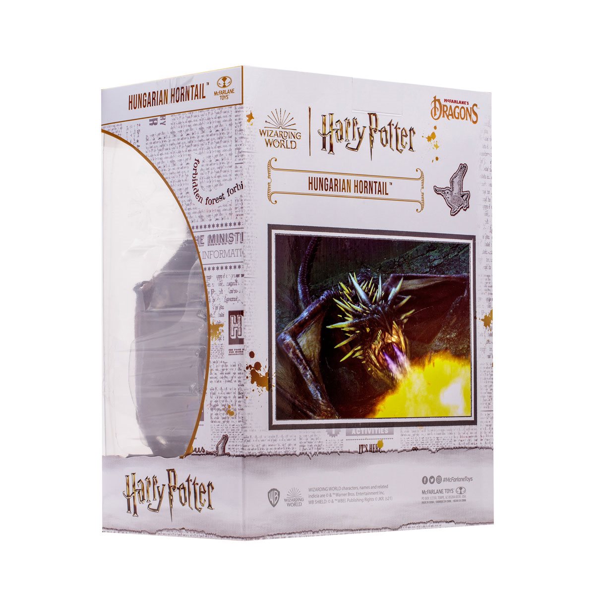 McFarlane Dragons: Harry Potter y El Caliz De Fuego - Colacuerno Hungaro 11 Pulgadas