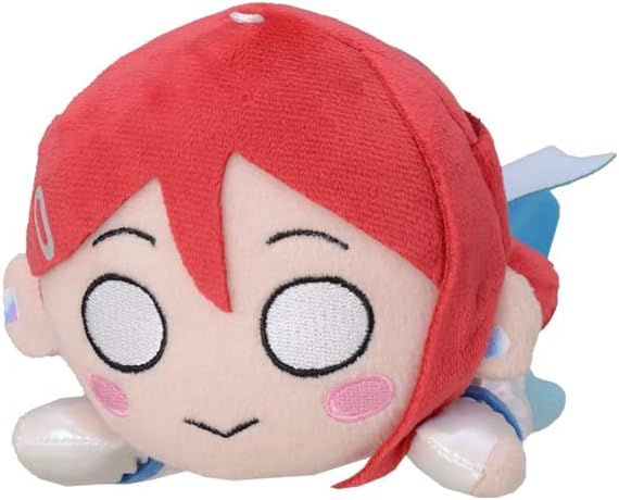 Sega Plushies Nesoberi Lay Down: Love Live Sunshine X Hatsune Miku - Riko Sakurauchi Mini Peluche