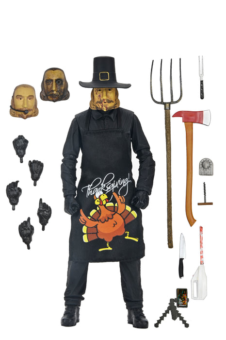 NECA Figura de Accion Ultimate: Thanksgiving - John Carver No Leftovers 7 Pulgadas