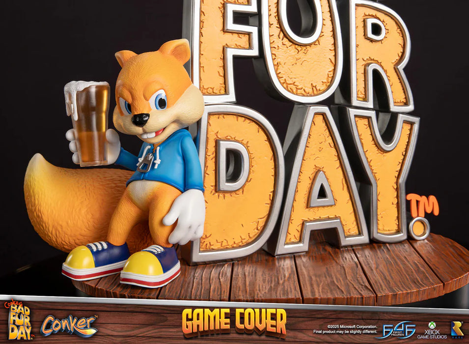 First 4 Figures: Conkers Bad Fur Day - Game Cover Standard Edition 17 Pulgadas