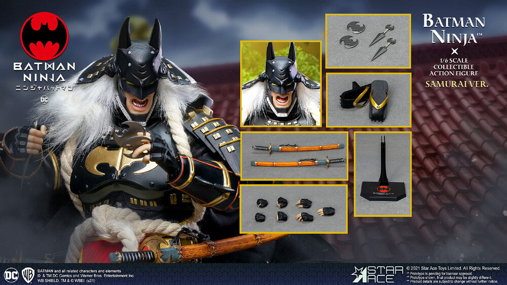 Star Ace Toys Action Figure My Favorite Movie Series: DC Batman Ninja - Batman Samurai Ver 2
