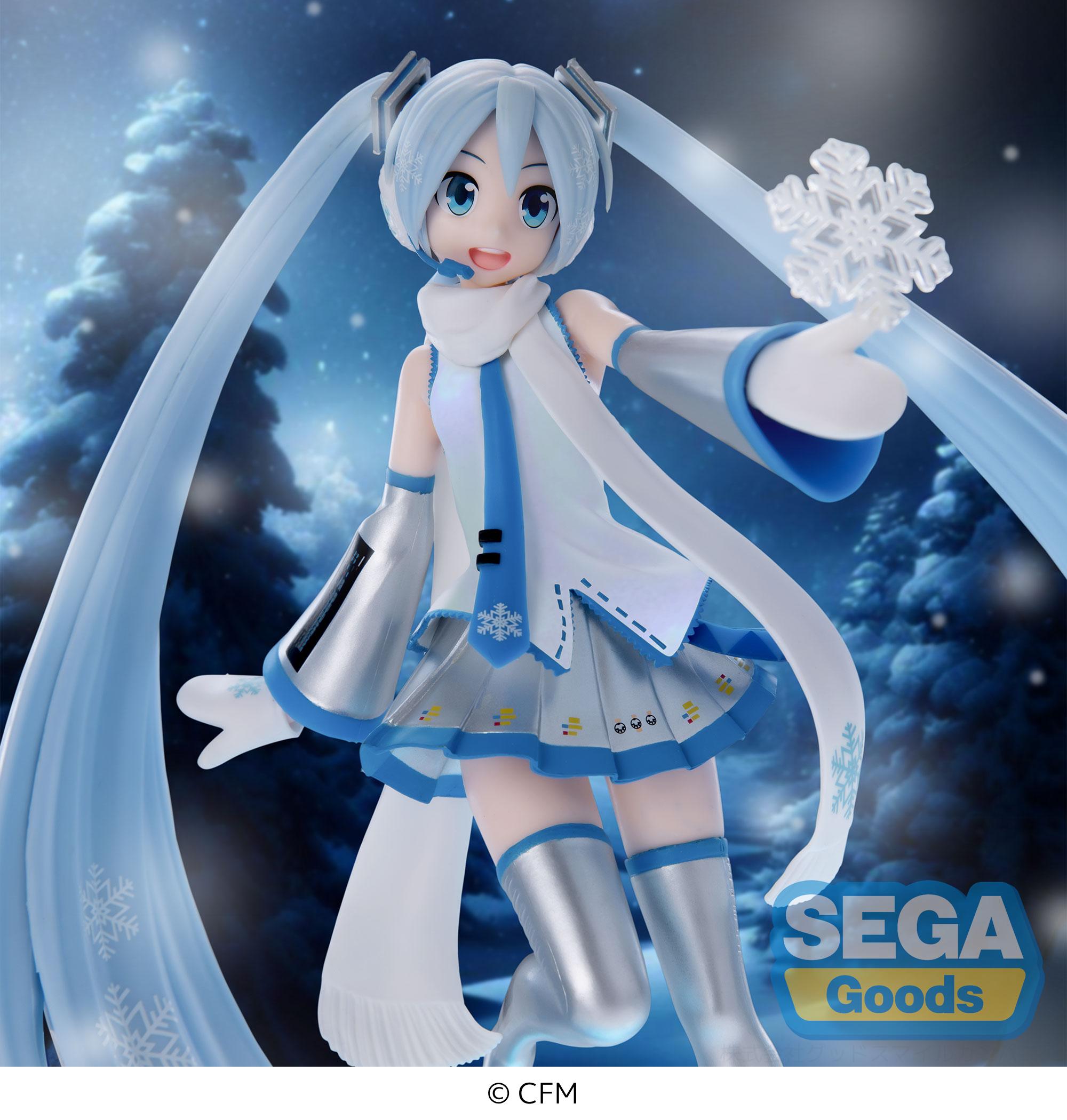 Sega Figures Luminasta: Hatsune Miku - Snow Miku Sky Town