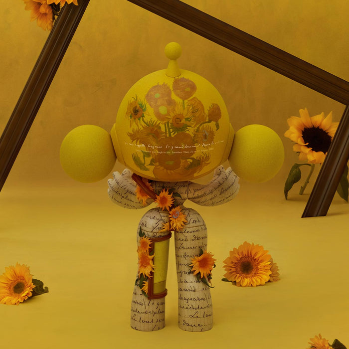 POP MART: Mega Skullpanda - 400% Van Gogh Museum Sunflowers