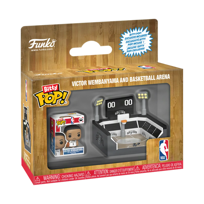 Funko Bitty Pop Town: Arena - Spurs con Victor Wembanyama